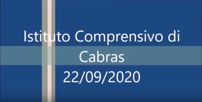 I.C. CABRAS 22 SETTEMBRE 2020