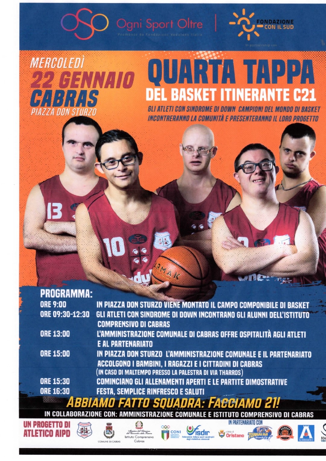 Locandina Basket itinerante C211 Grande